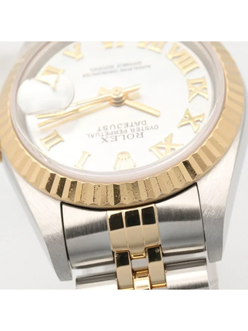 Rolex Watch Datejust Number WH Shell RO 18k Stainless Steel